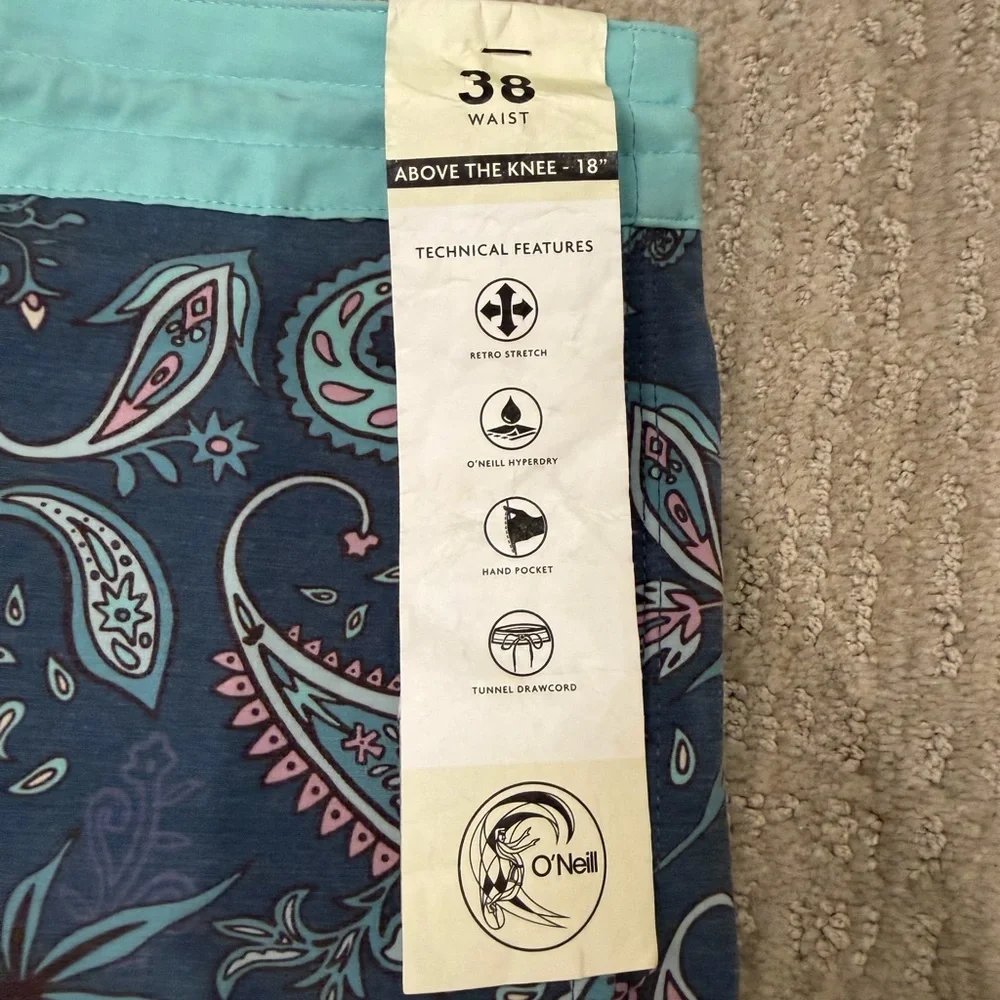 O'Neill OG CRUZER 18'' Blue Indigo Paisley Board Shorts
